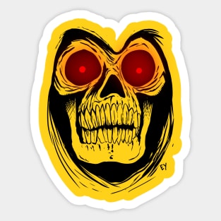 Myah! Skull Face Sticker